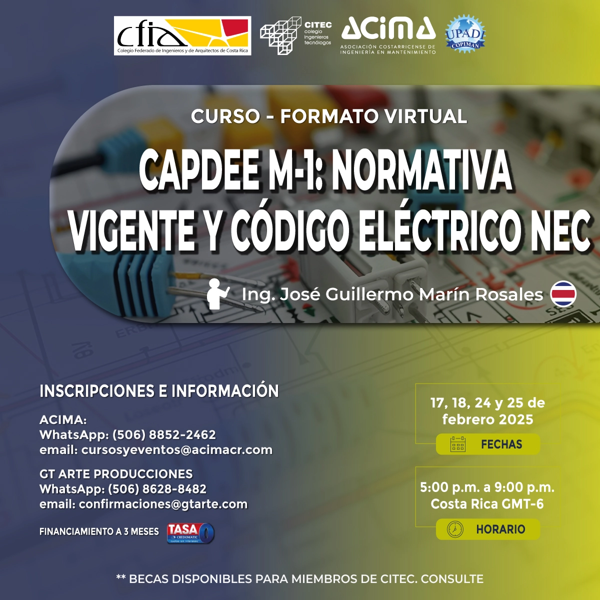 Curso CAPDEE M-1: Normativa Vigente y Código Eléctrico NEC