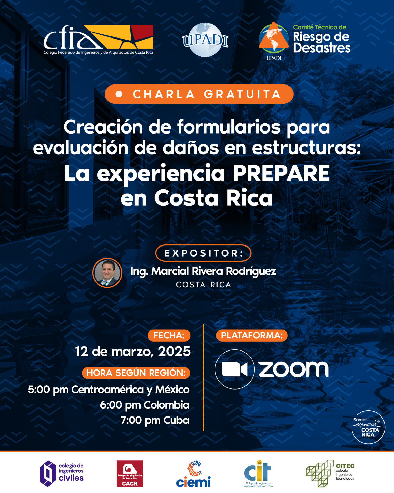 Charla Experiencia PREPARE Costa Rica